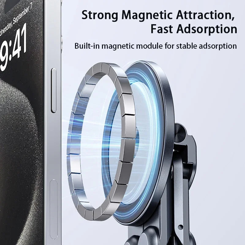 Foldale Magnetic Phone Holder Multi Form Adjustable Desktop Tablet Stand for Iphone 17~12 Tripod Handheld Mount Laptop Bracket